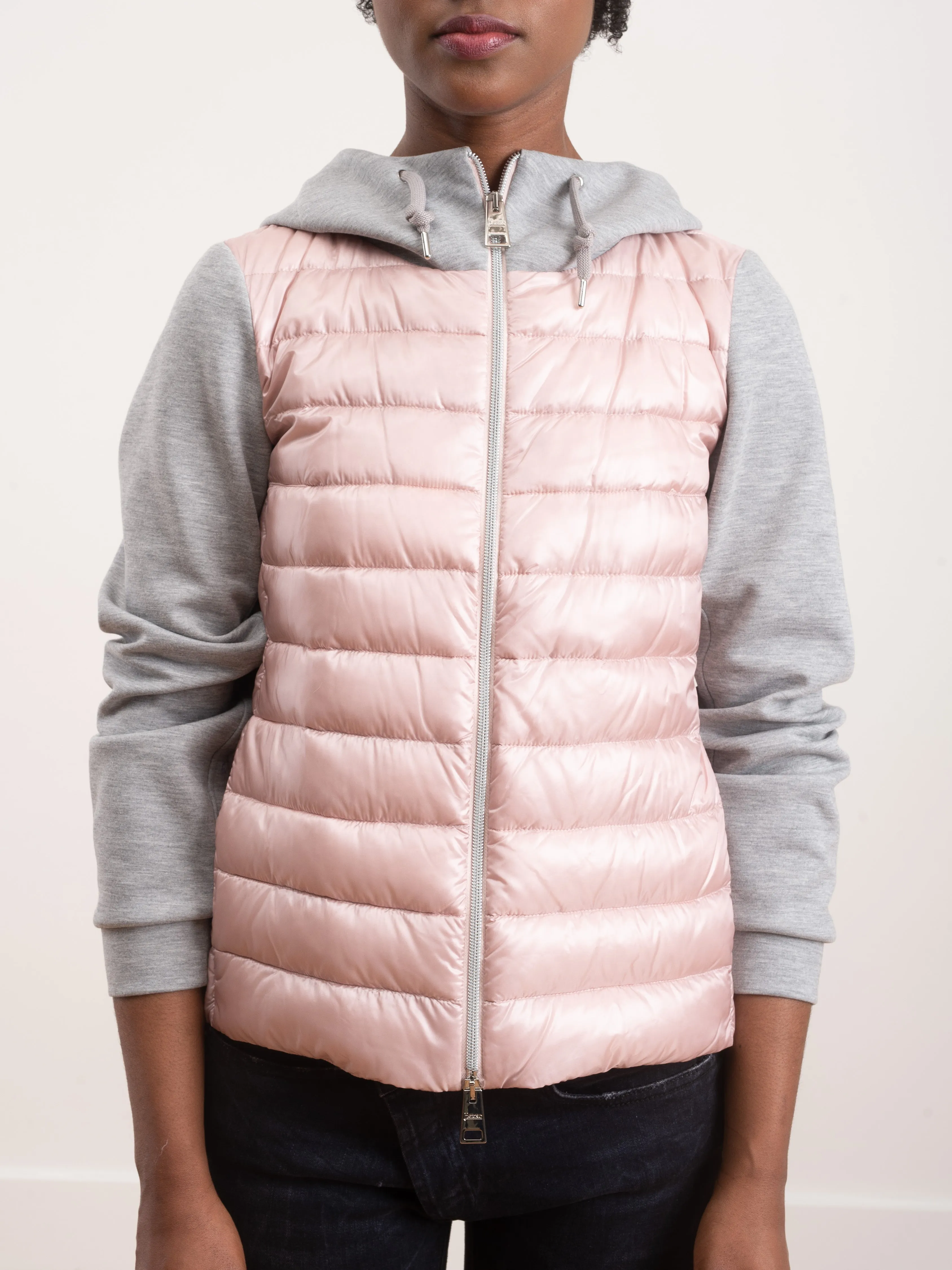 hoodie jacket w/  fleece - candy