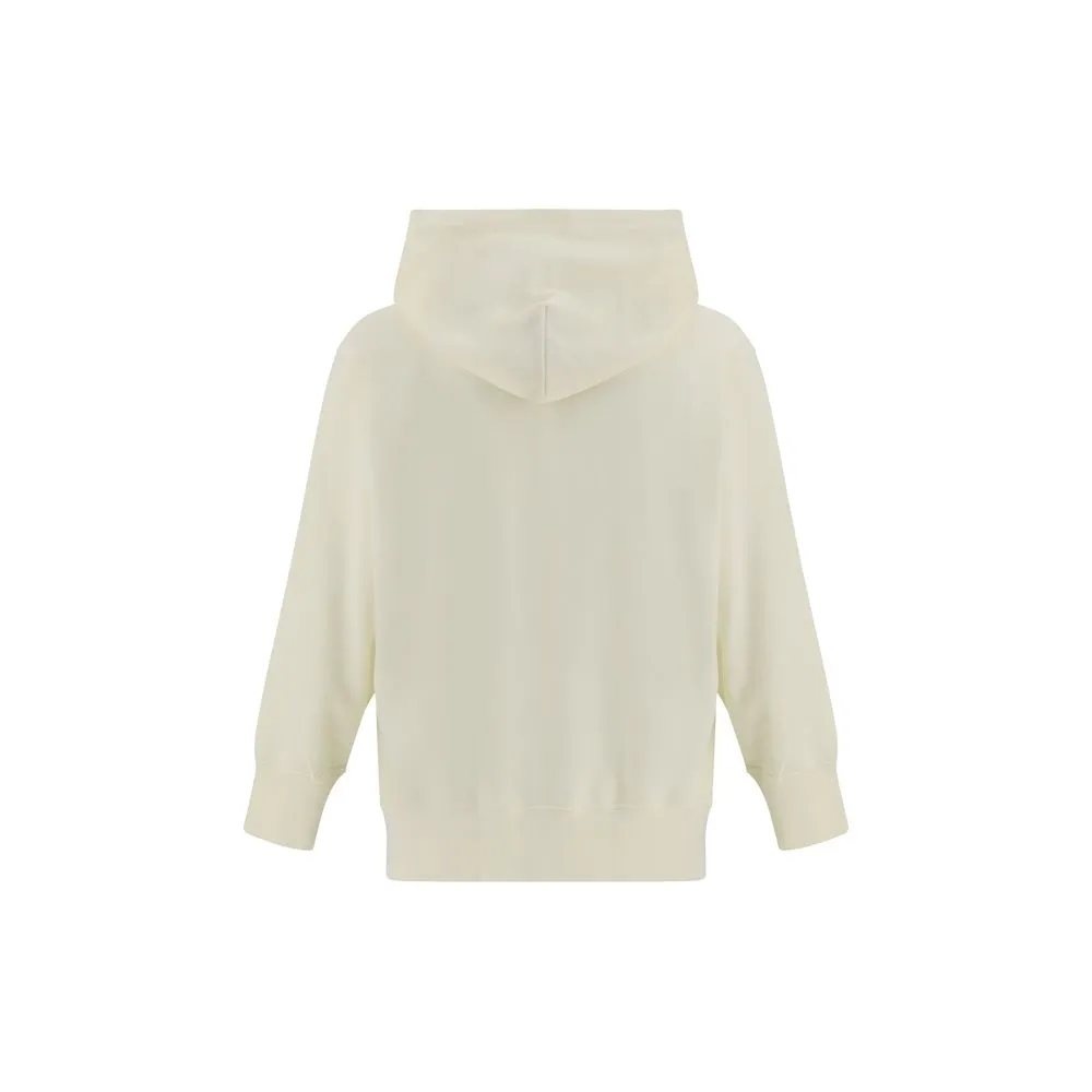 Hoodie with double zipper