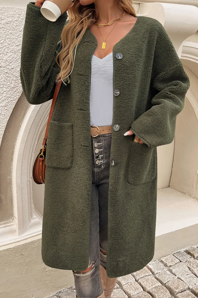 HWR1359 Cozy Chic Button-Down Coat