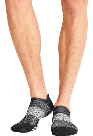 Infinity Legwear HUSTLE Athletic Ankle Socks Black/Grey/White