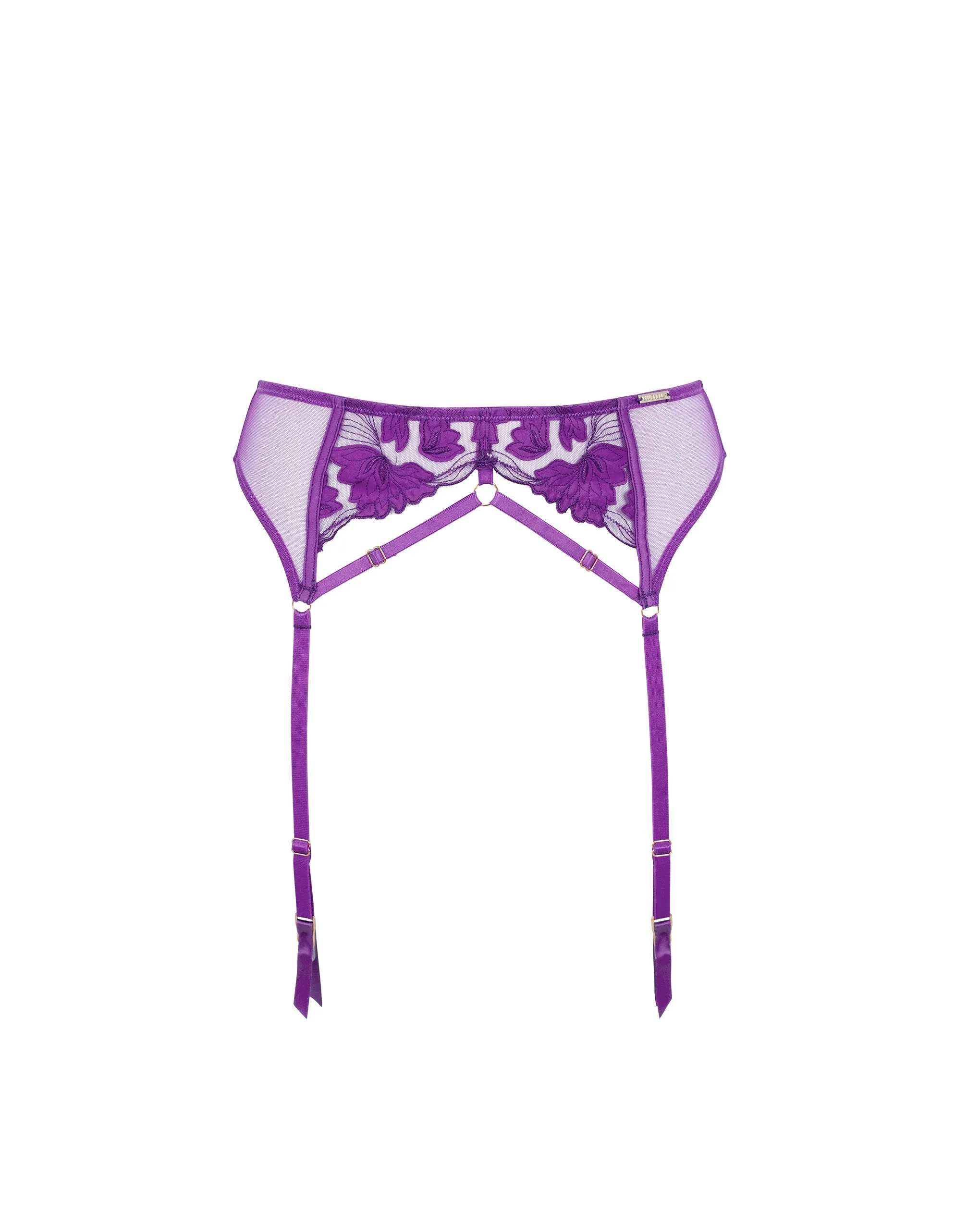 Isla Garter Belt Electric Purple
