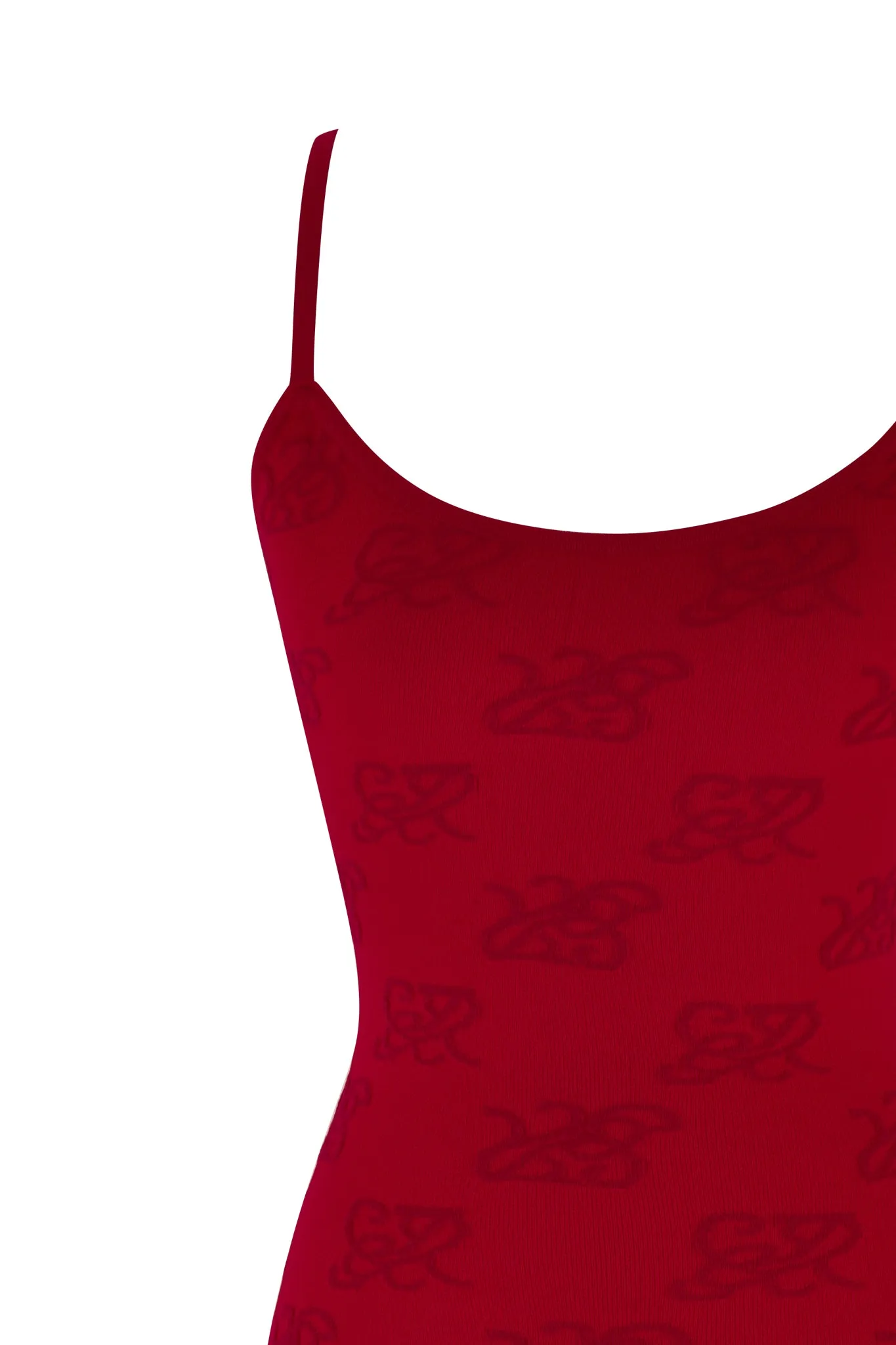 IVY MINI DRESS - RED : BURGUNDY