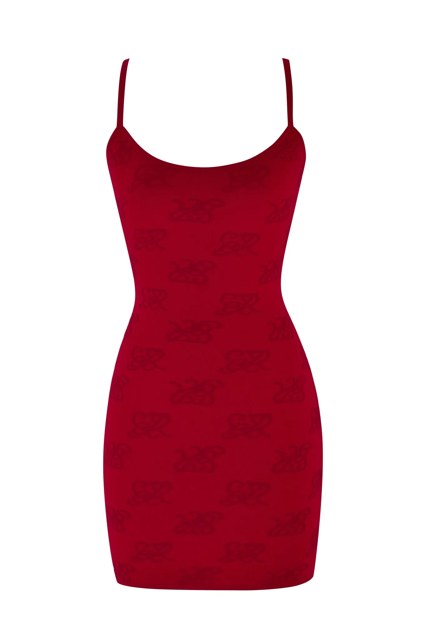 IVY MINI DRESS - RED : BURGUNDY