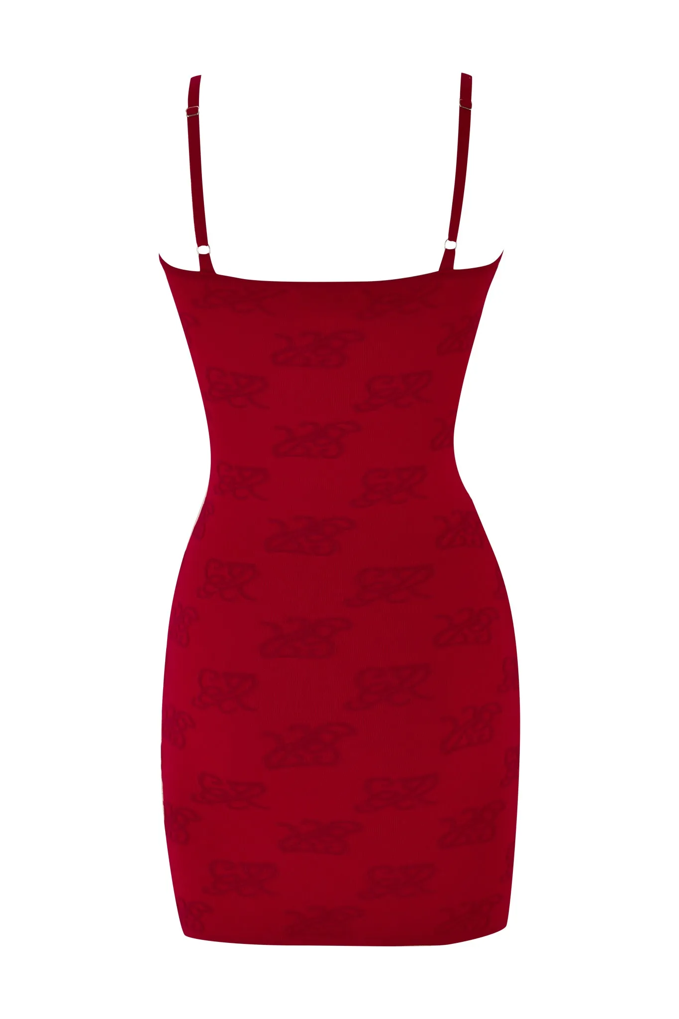 IVY MINI DRESS - RED : BURGUNDY