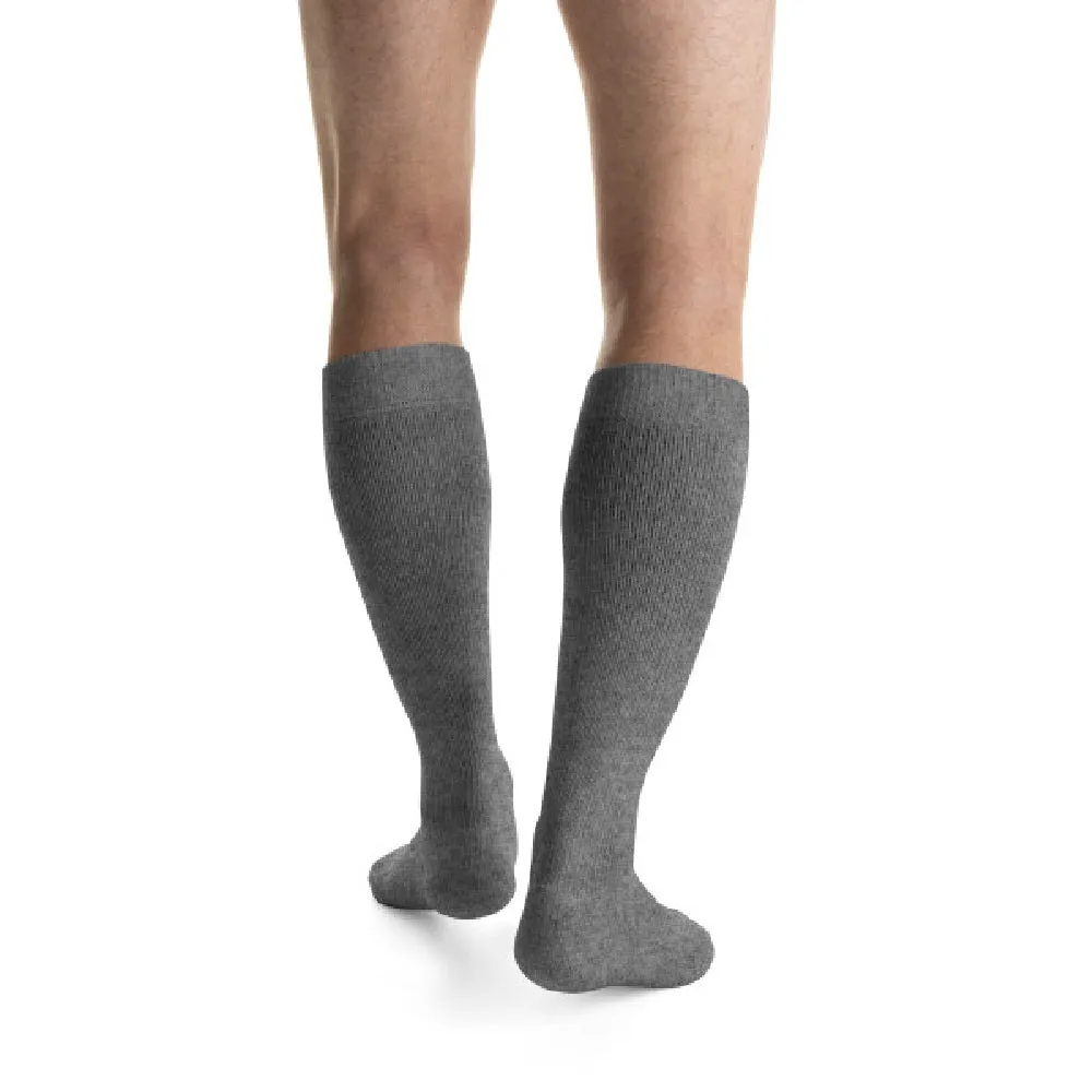 JOBST ActiveWear Compression Socks, Knee High, Closed Toe, Steel Grey