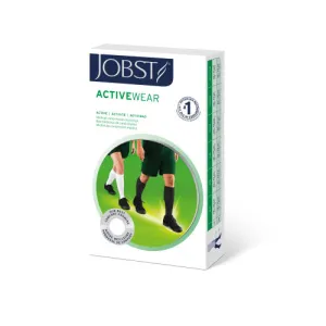 JOBST ActiveWear Compression Socks, Knee High, Closed Toe, Steel Grey