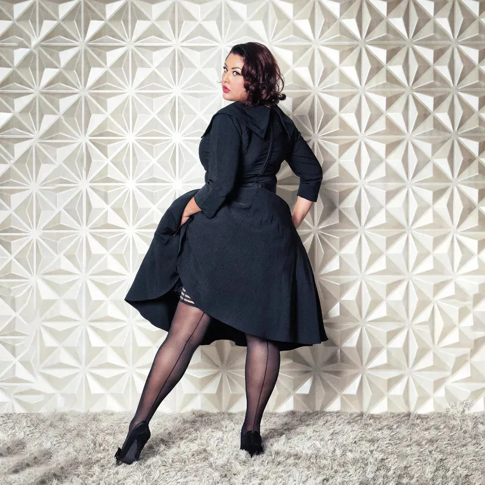 Kixies Lois  with Back Seam Thigh Highs