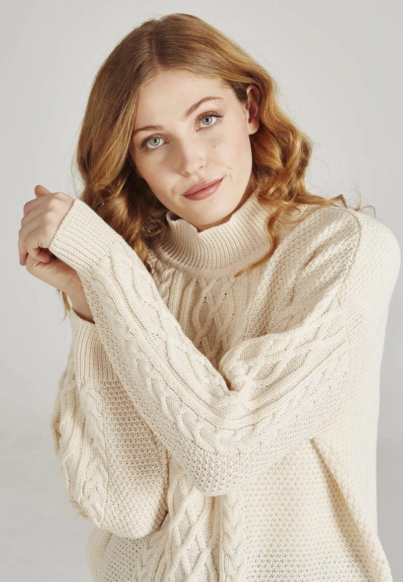 knit pullover ODESSA from organic wool