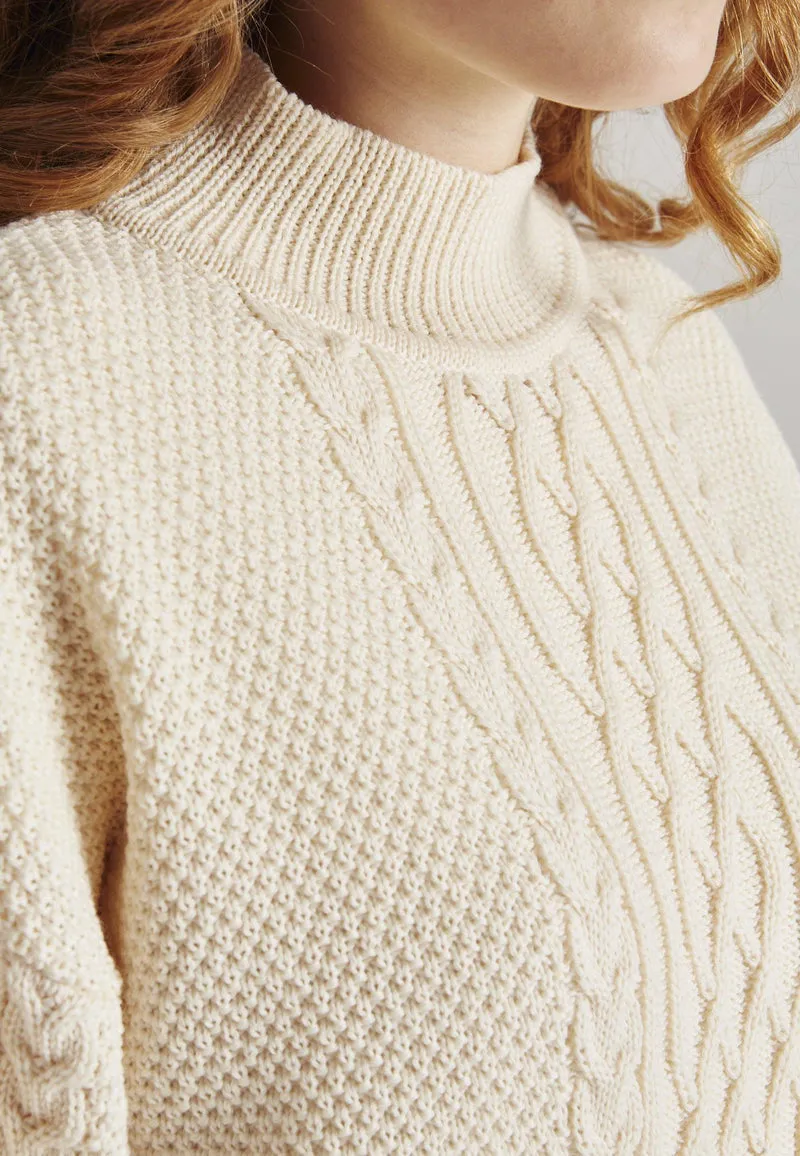 knit pullover ODESSA from organic wool