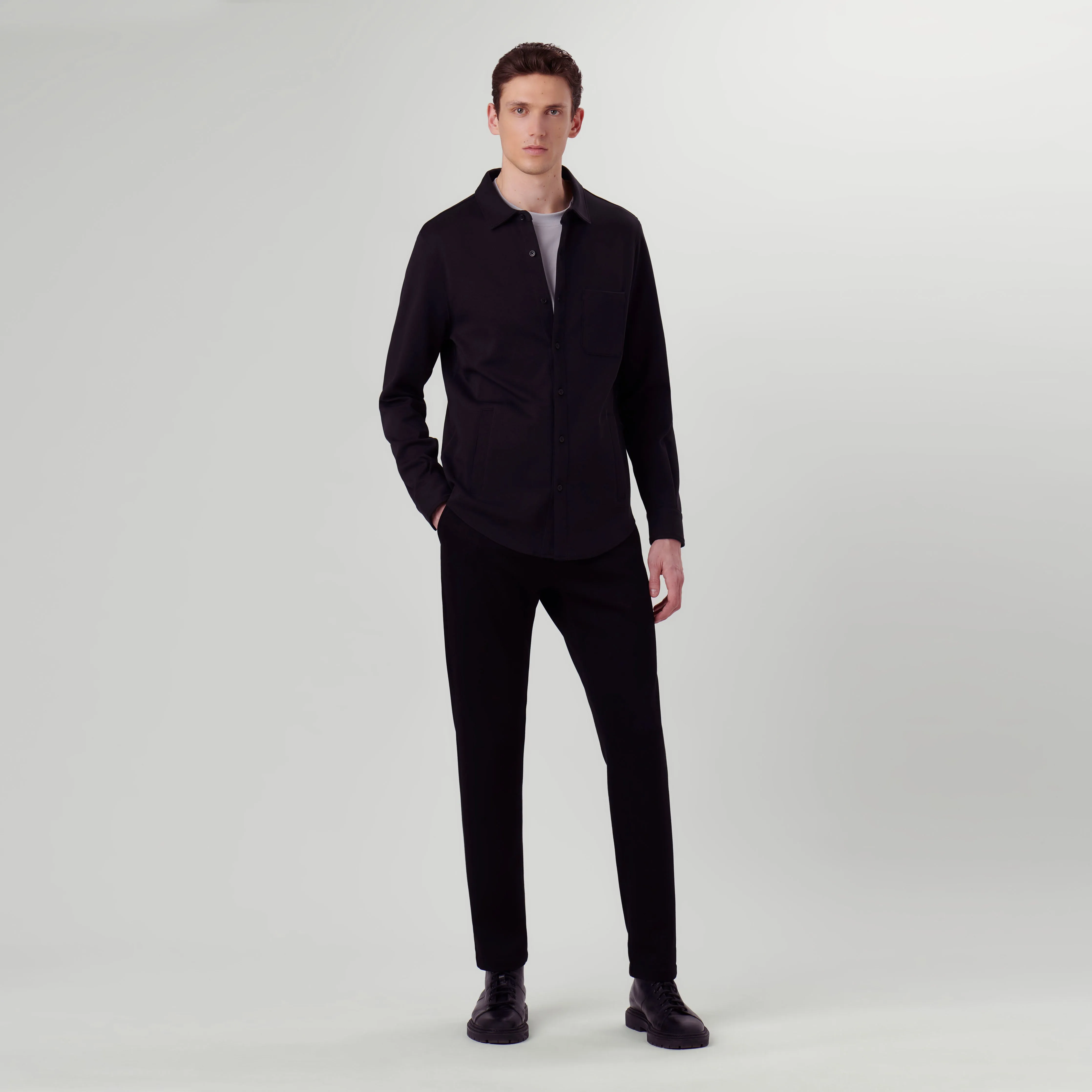 Knit Shirt Jacket