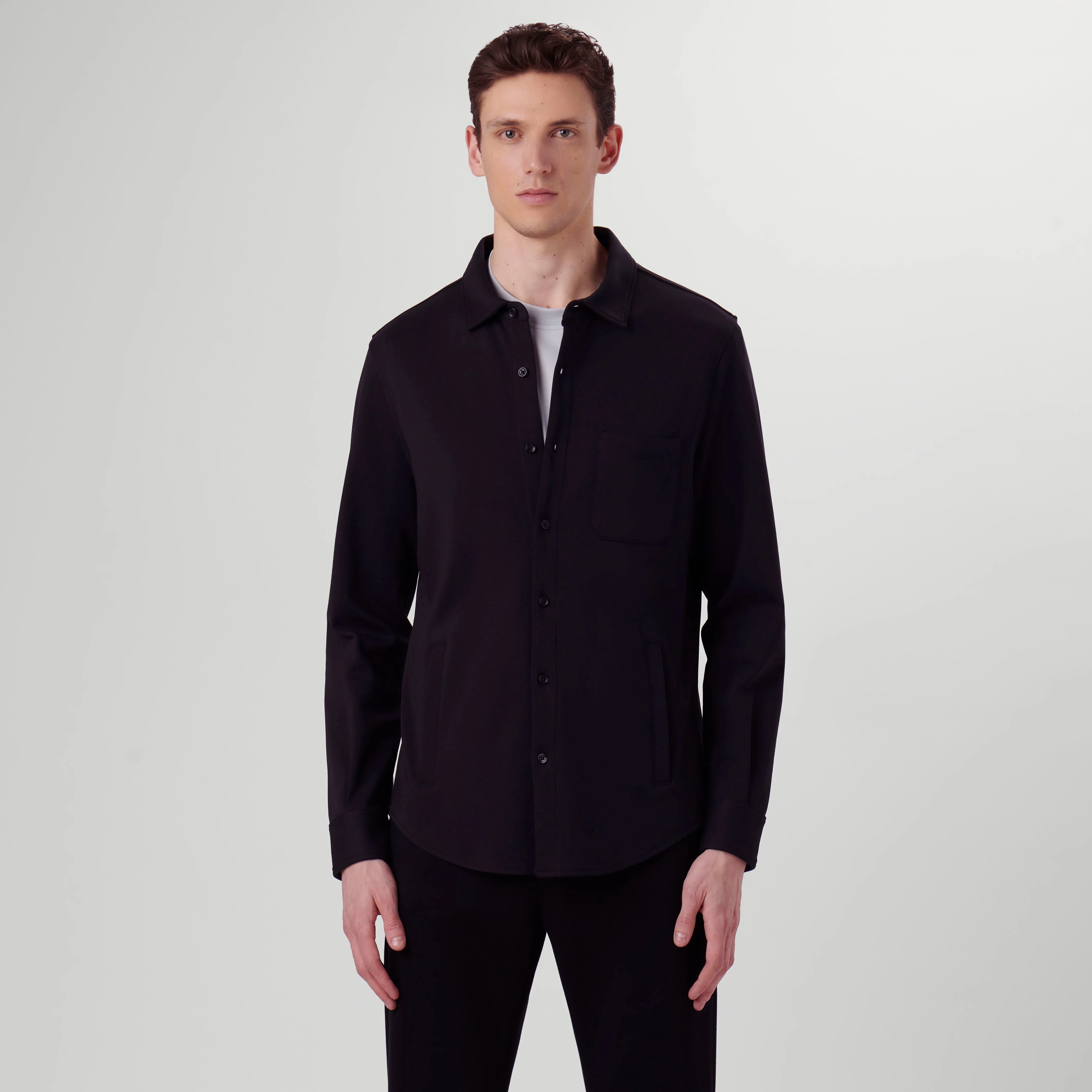 Knit Shirt Jacket