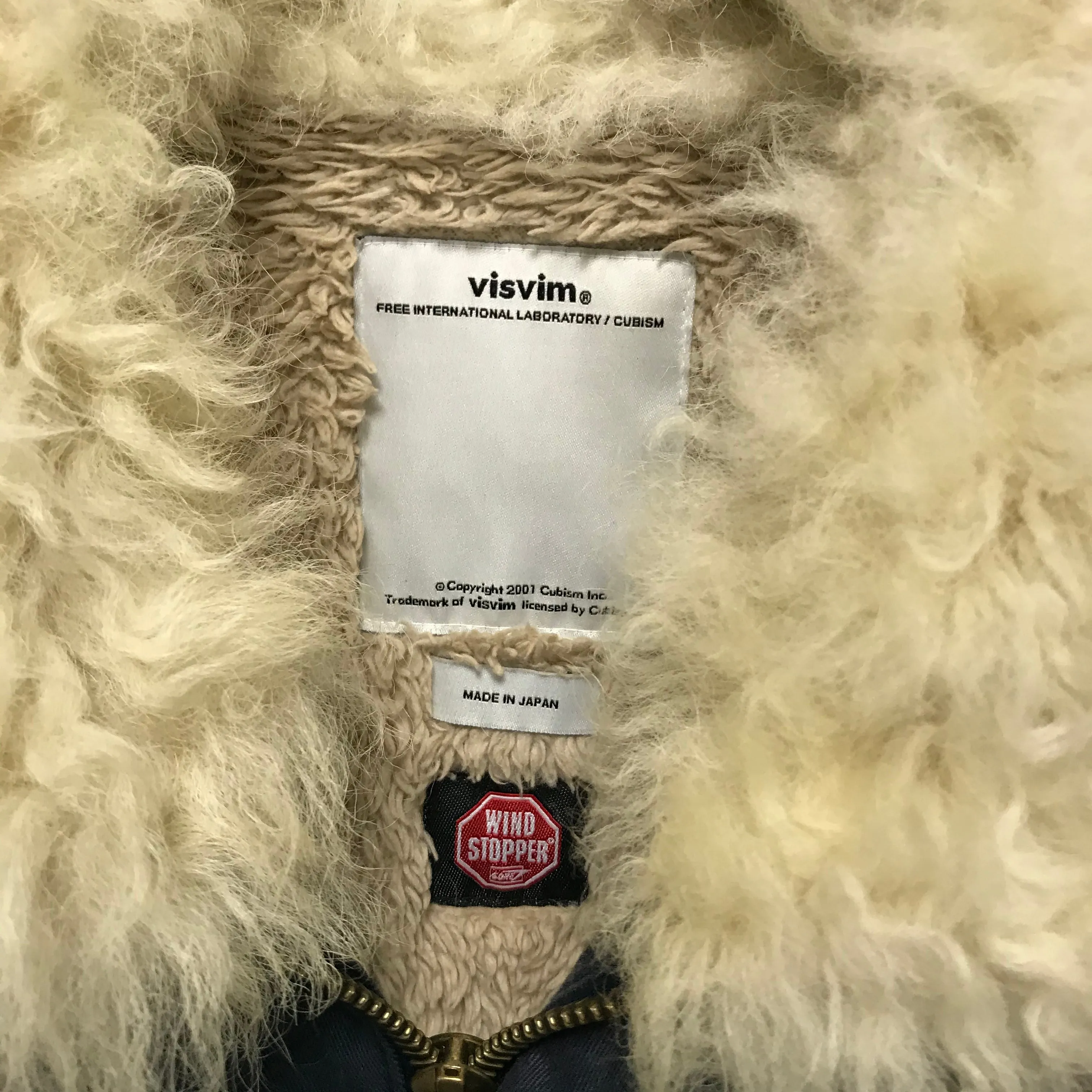 [L] Visvim 12AW Deckhand Jacket Gore Windstopper Navy