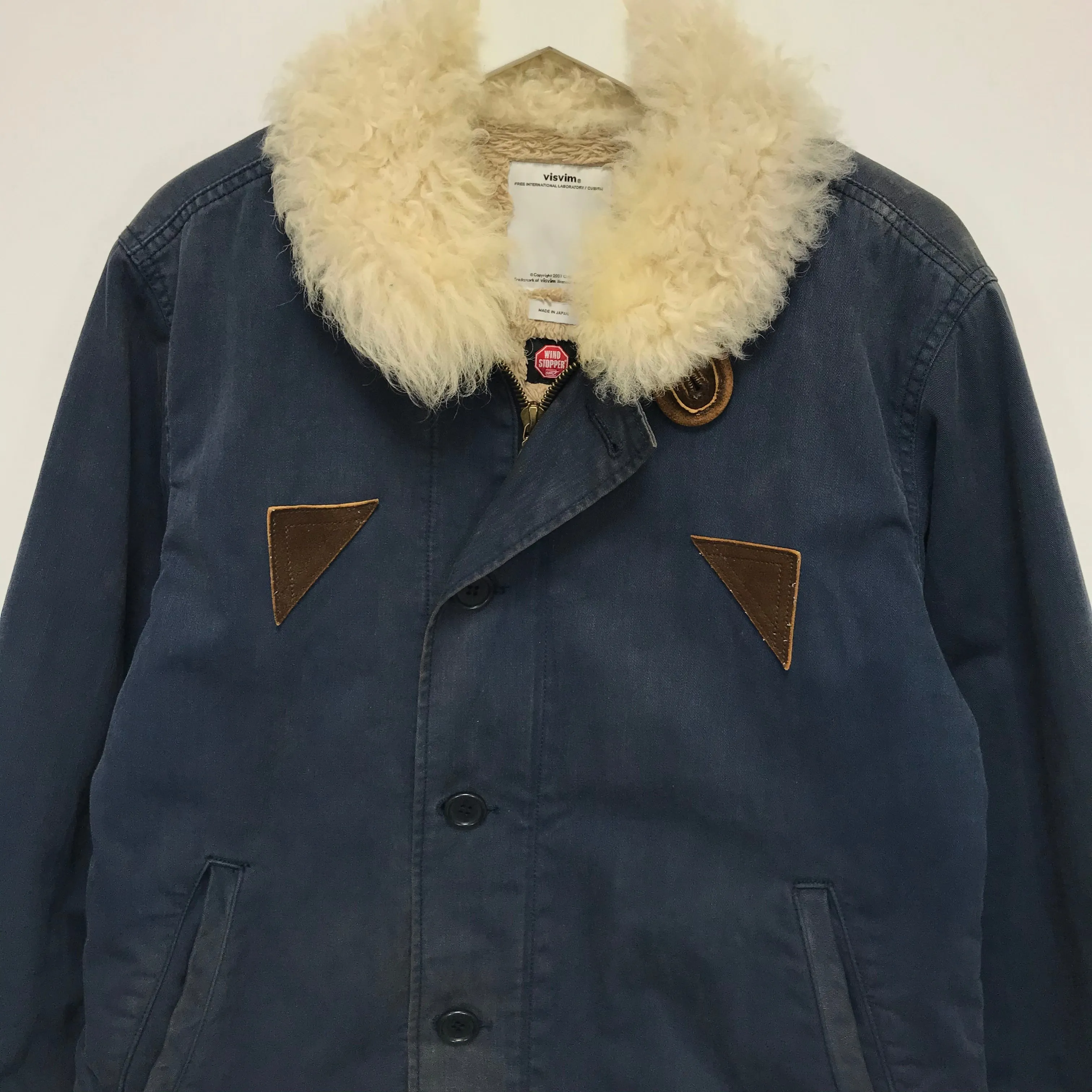 [L] Visvim 12AW Deckhand Jacket Gore Windstopper Navy
