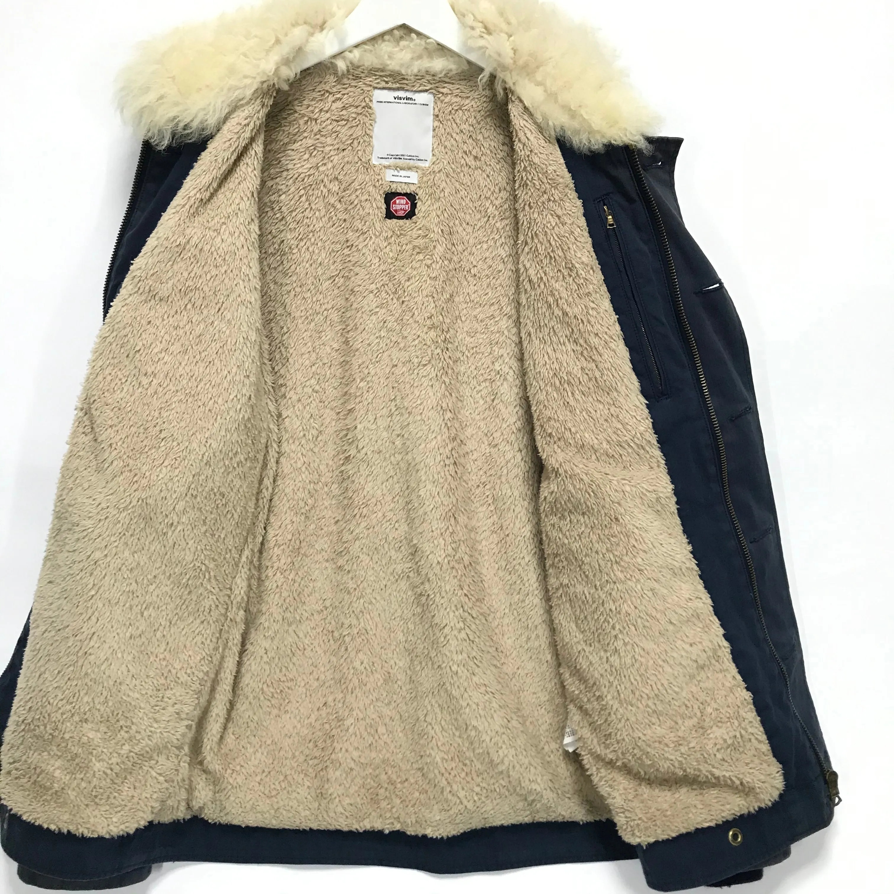 [L] Visvim 12AW Deckhand Jacket Gore Windstopper Navy
