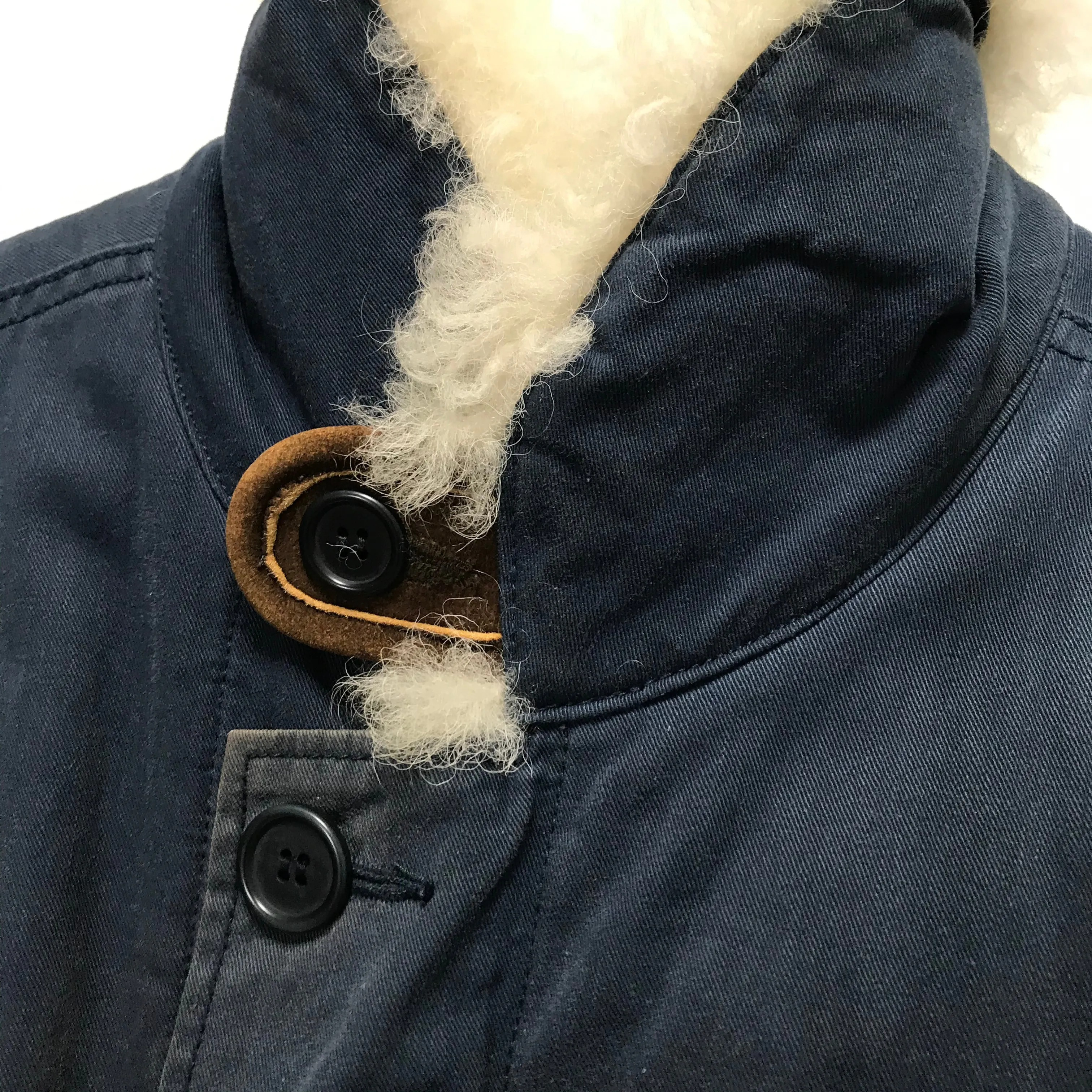 [L] Visvim 12AW Deckhand Jacket Gore Windstopper Navy