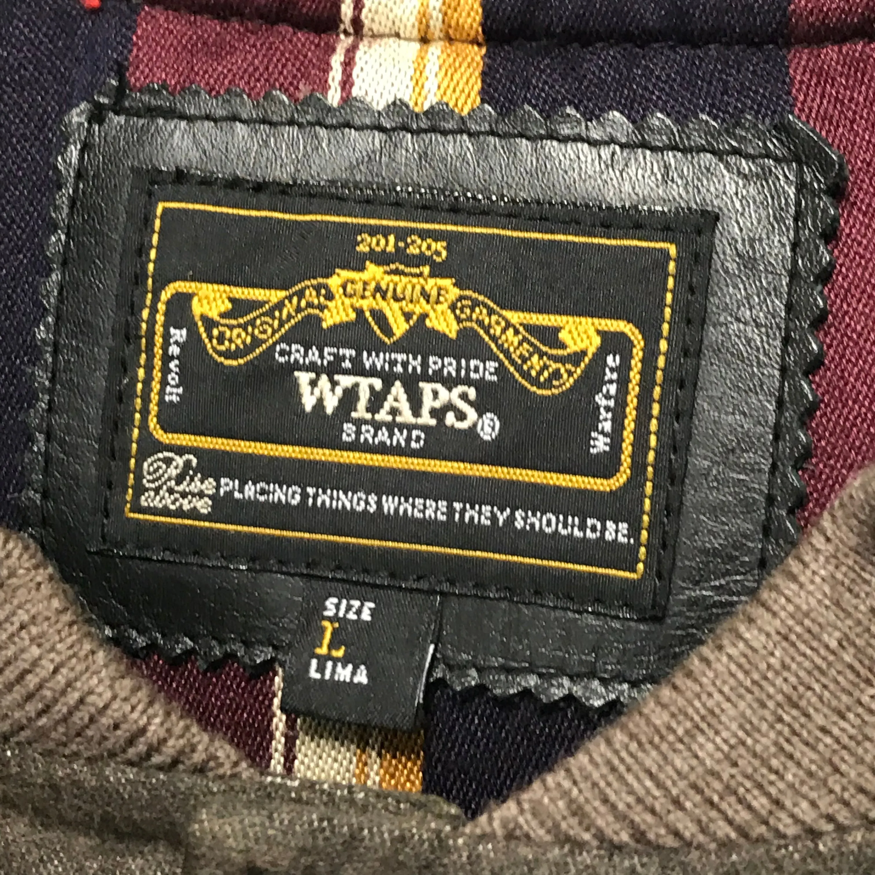 [L] WTaps Rokudenashi Packers Down Vest Brown