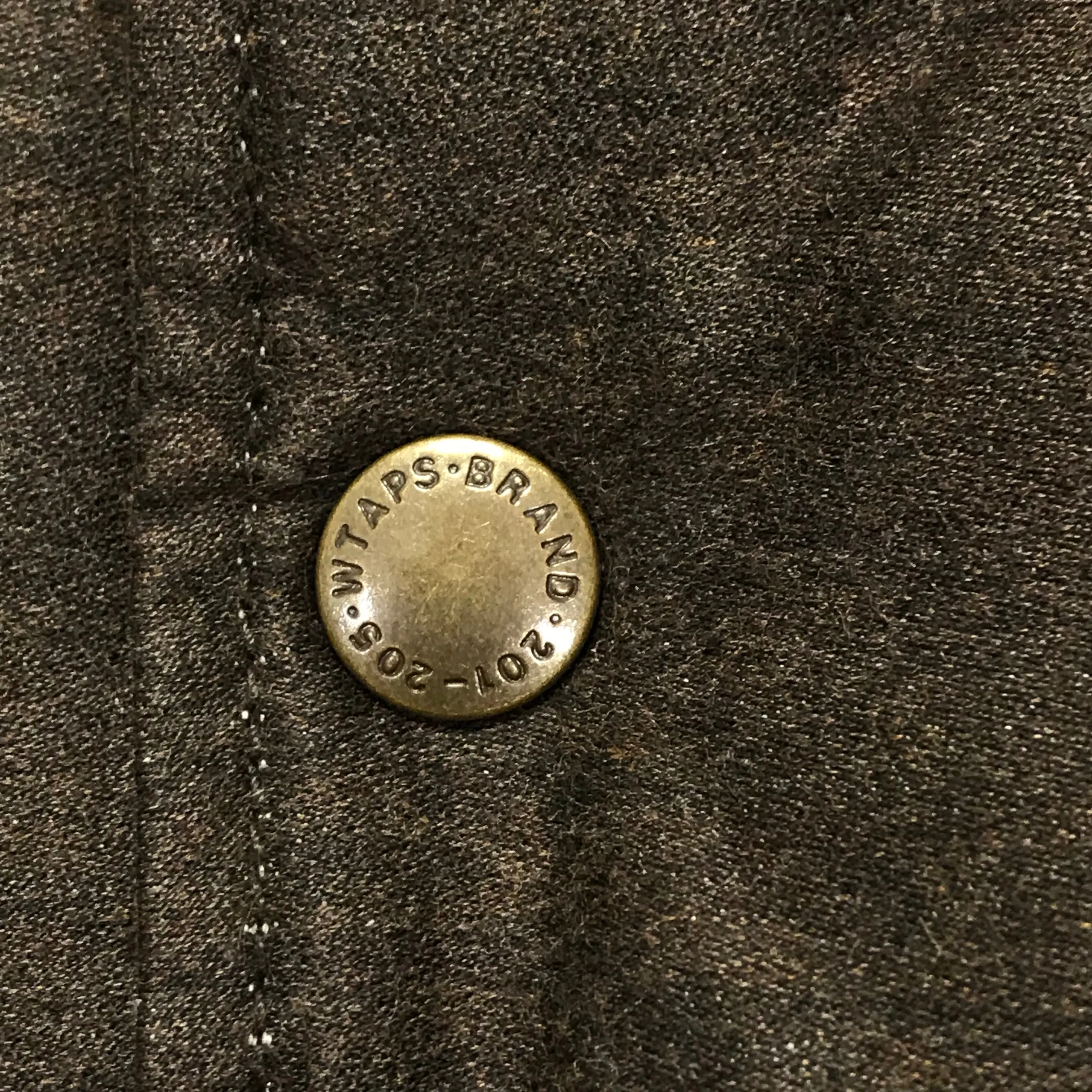 [L] WTaps Rokudenashi Packers Down Vest Brown