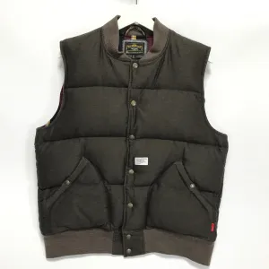[L] WTaps Rokudenashi Packers Down Vest Brown