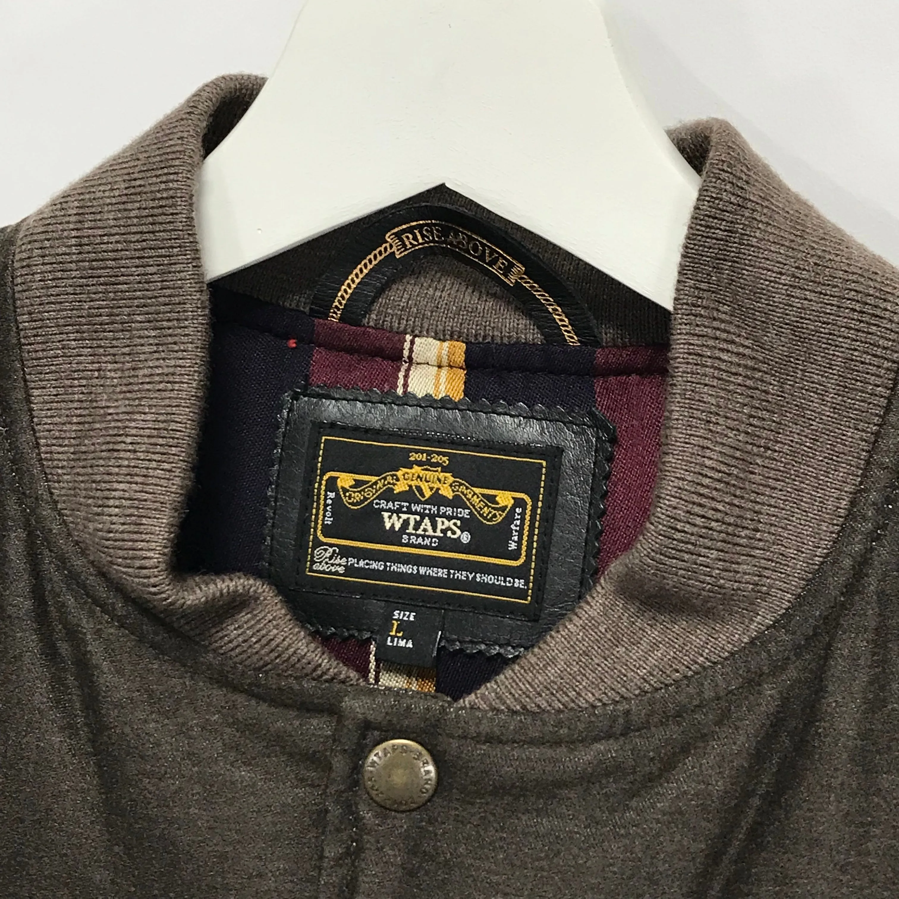 [L] WTaps Rokudenashi Packers Down Vest Brown