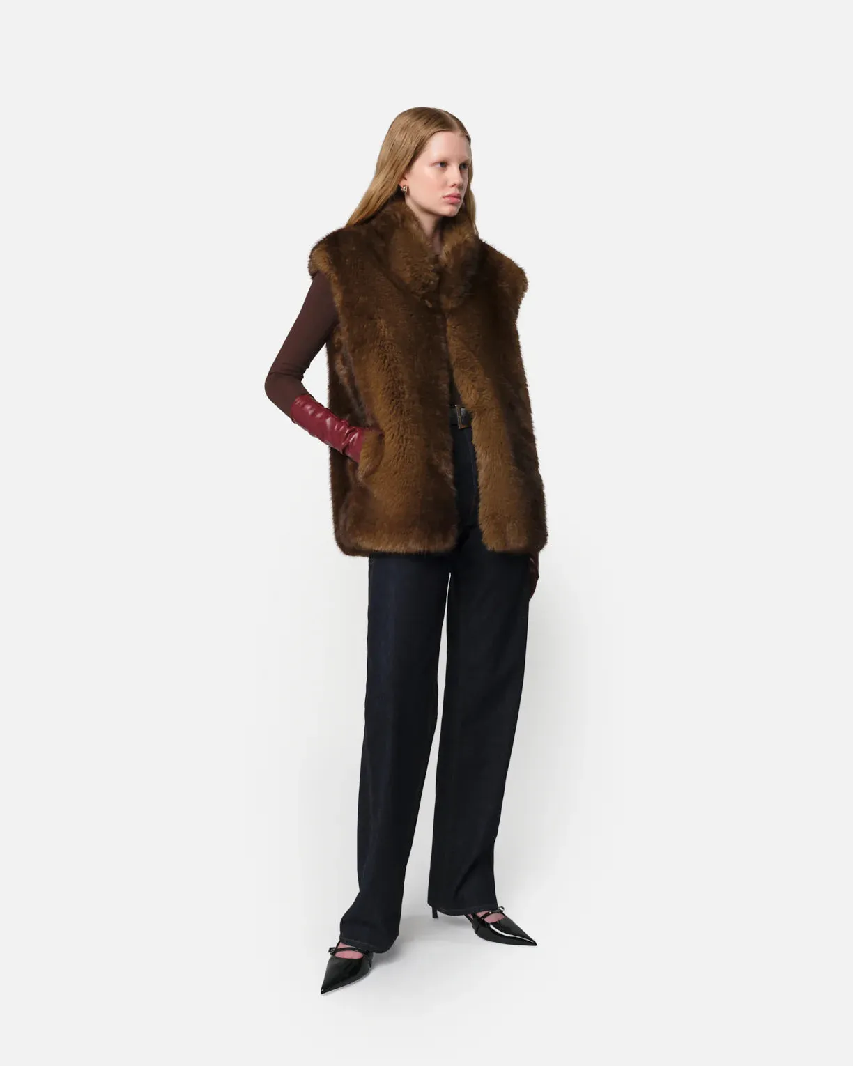 Laila Gilet - Mink