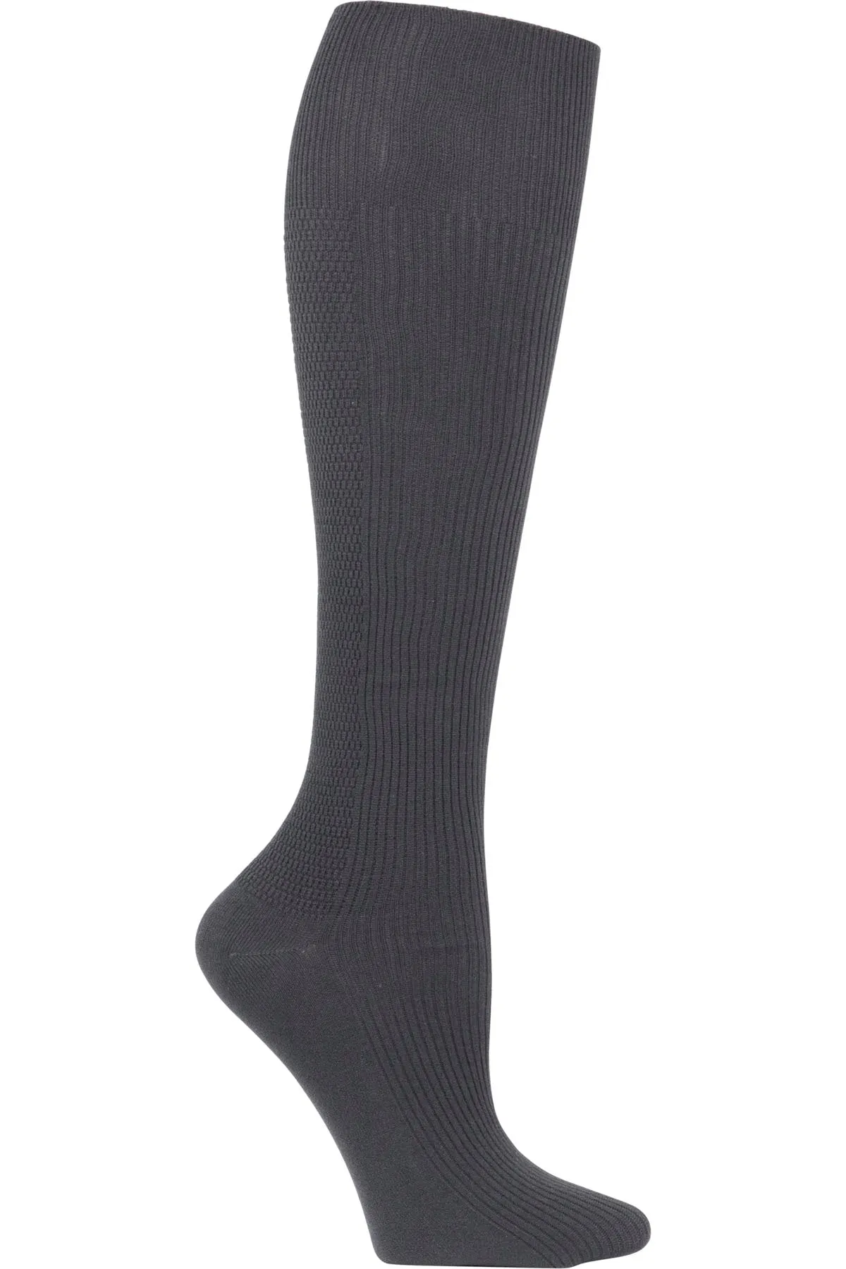 Legwear MYTSSOCK1 4 single pair of Mens Support Socks Pewter