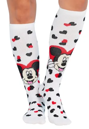 Legwear PRINTSUPPORT Women's 10-15mmHg Compression Socks All My Heart