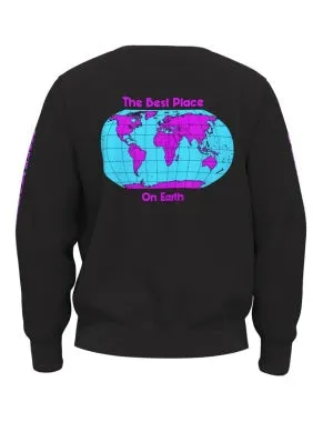 LEVI'S T3 GRAPHIC CREW MV LOGO WORLD CREW CAVIAR