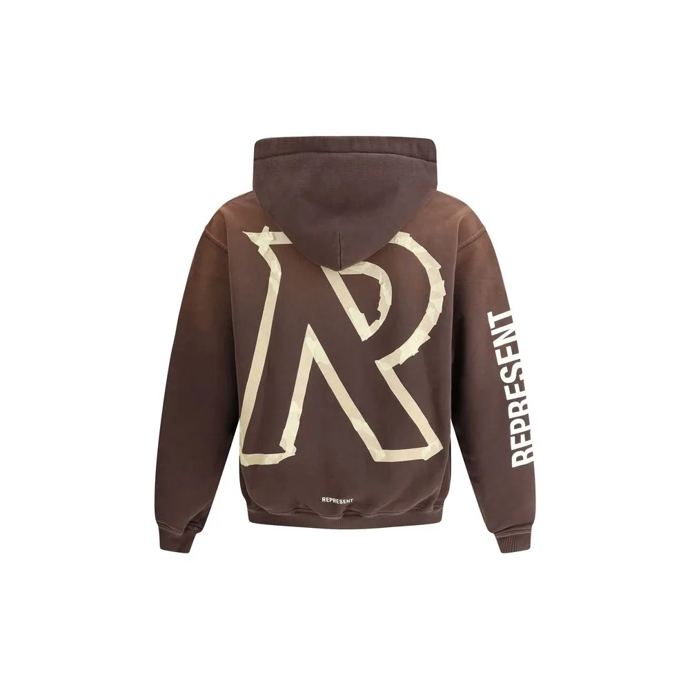 Logo Hoodie with tape effect