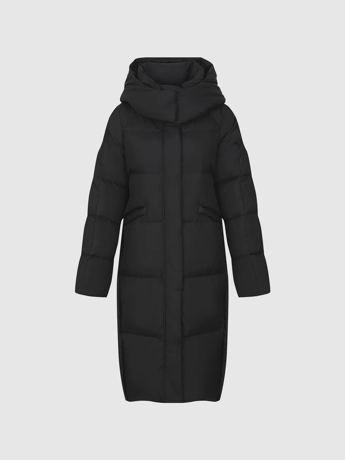 Long Padded Quilted Down Outerwear