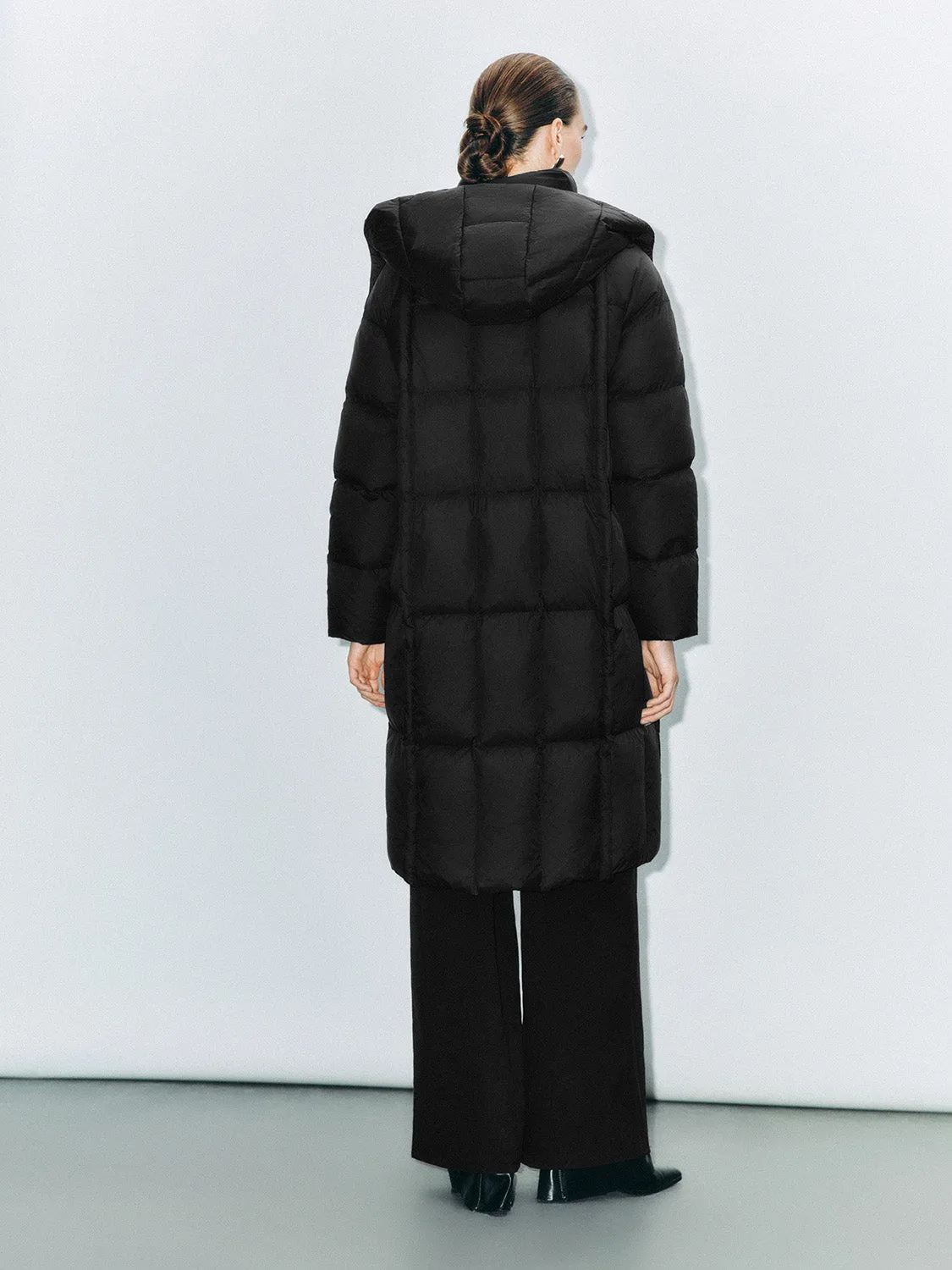 Long Padded Quilted Down Outerwear