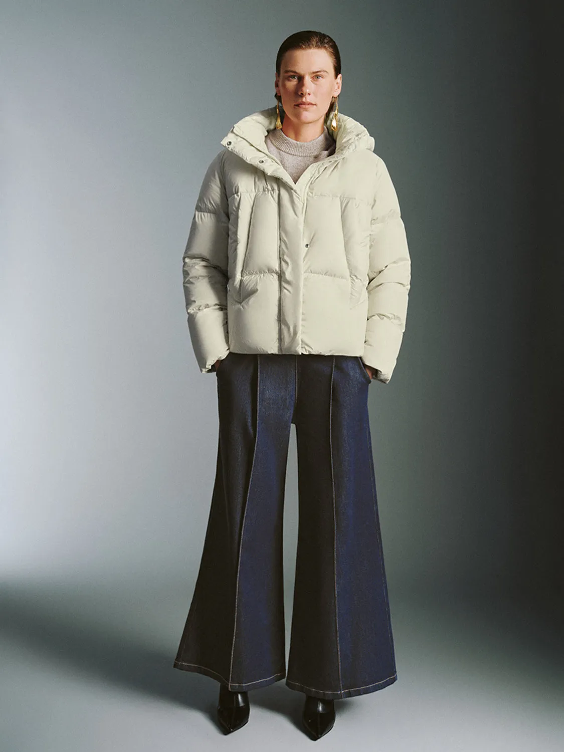 Loose Padded Down Outerwear