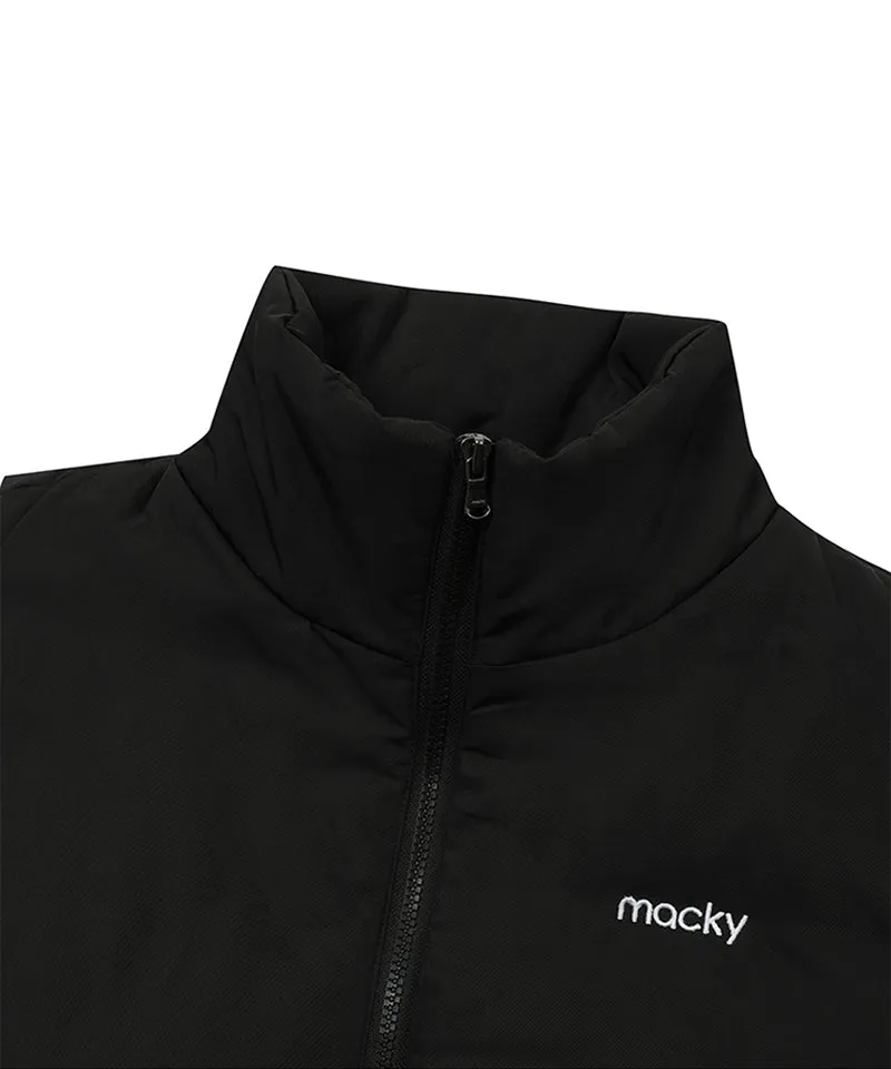 MACKY Golf: String Padded Vest - Black