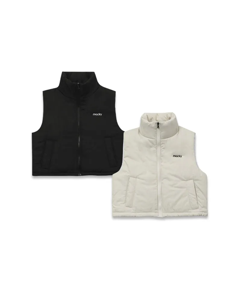 MACKY Golf: String Padded Vest - Black