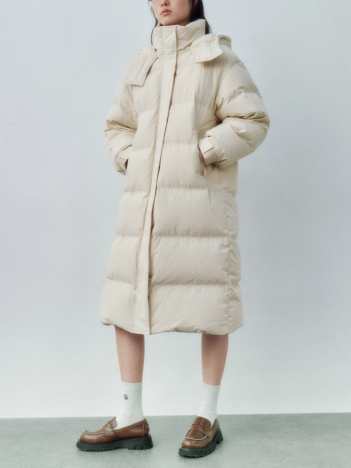 Maxi Padded Quilted Down Outerwear