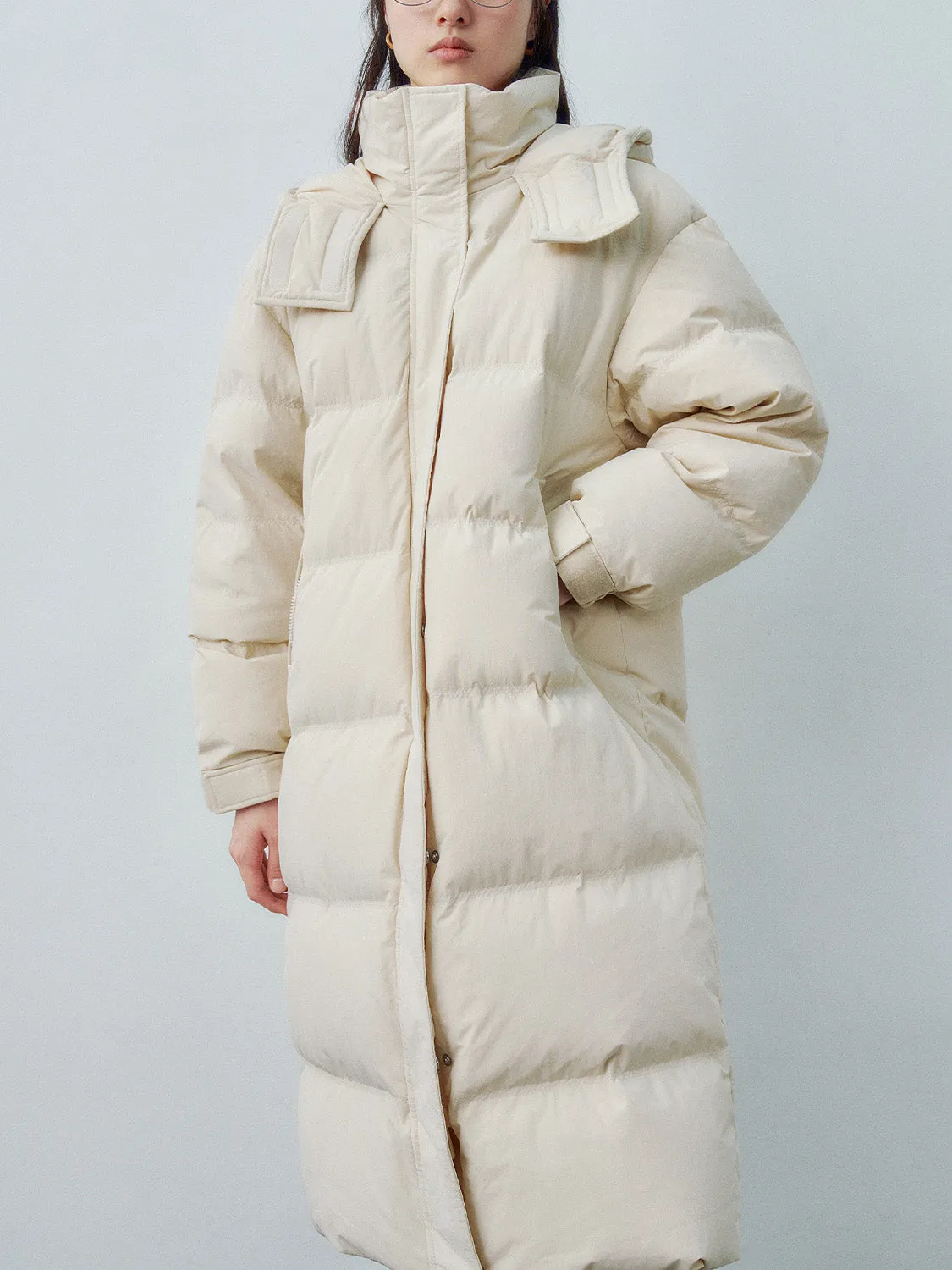 Maxi Padded Quilted Down Outerwear