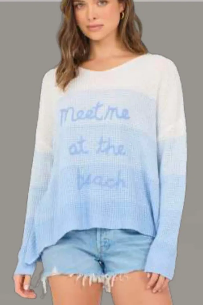 Meet Me At The Beach Sweater