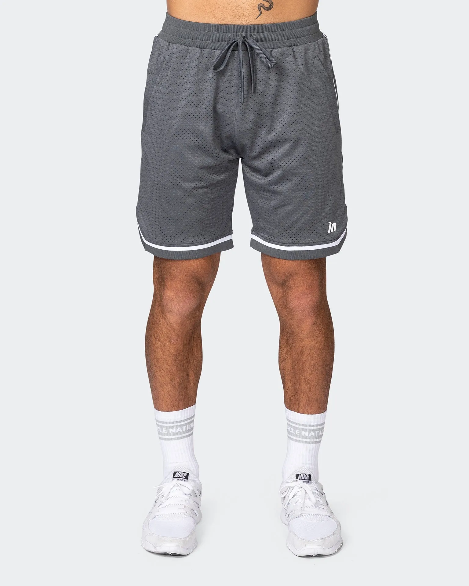 Mens 8" Basketball Shorts - Tornado