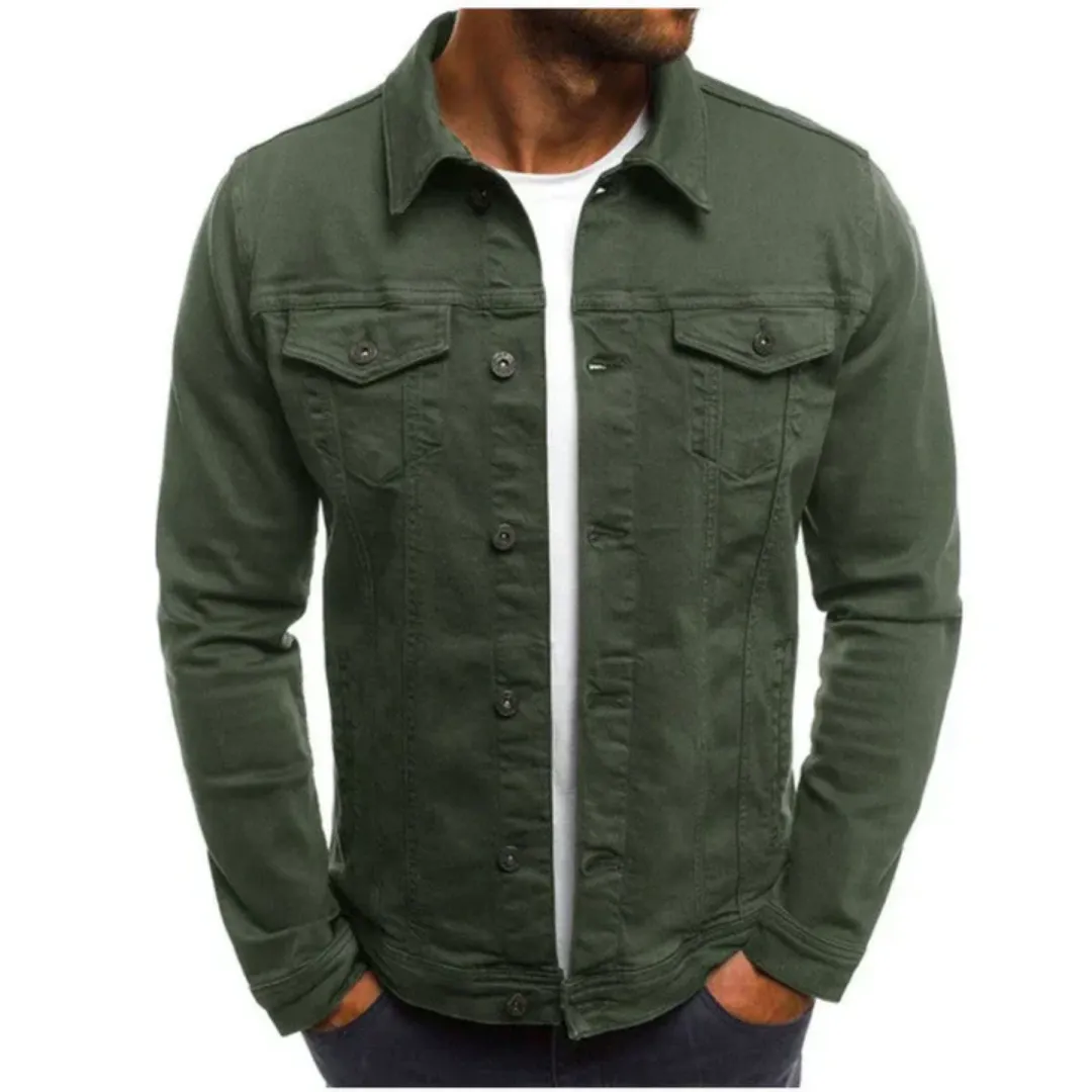 Men's Stylish Summer Button Down Jacket | Long
