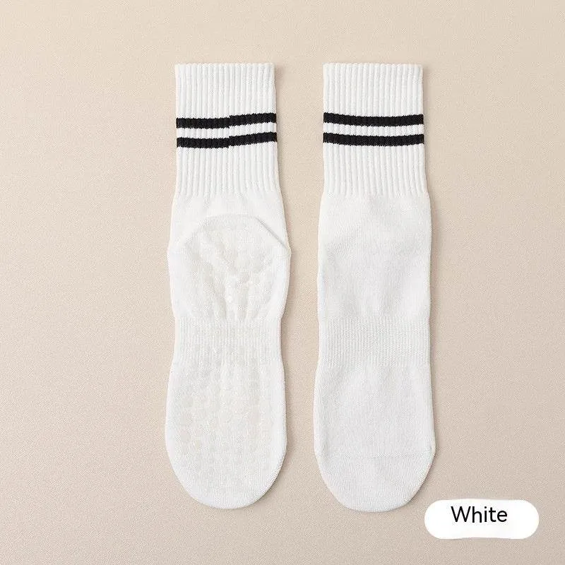 Mid-calf Stink Prevention Hosiery Non-slip Silicone Indoor
