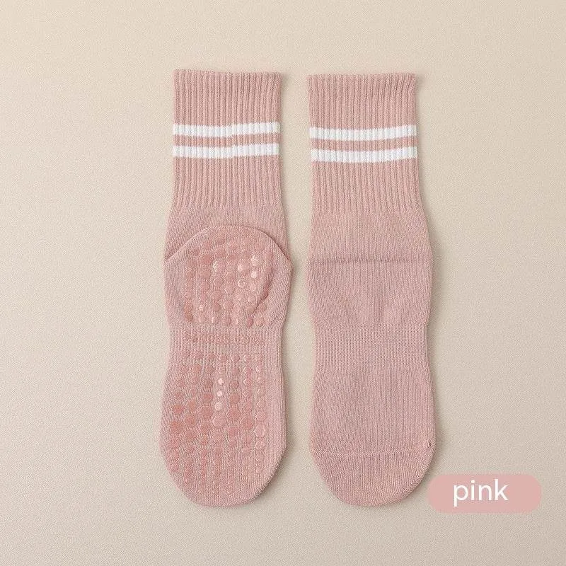 Mid-calf Stink Prevention Hosiery Non-slip Silicone Indoor