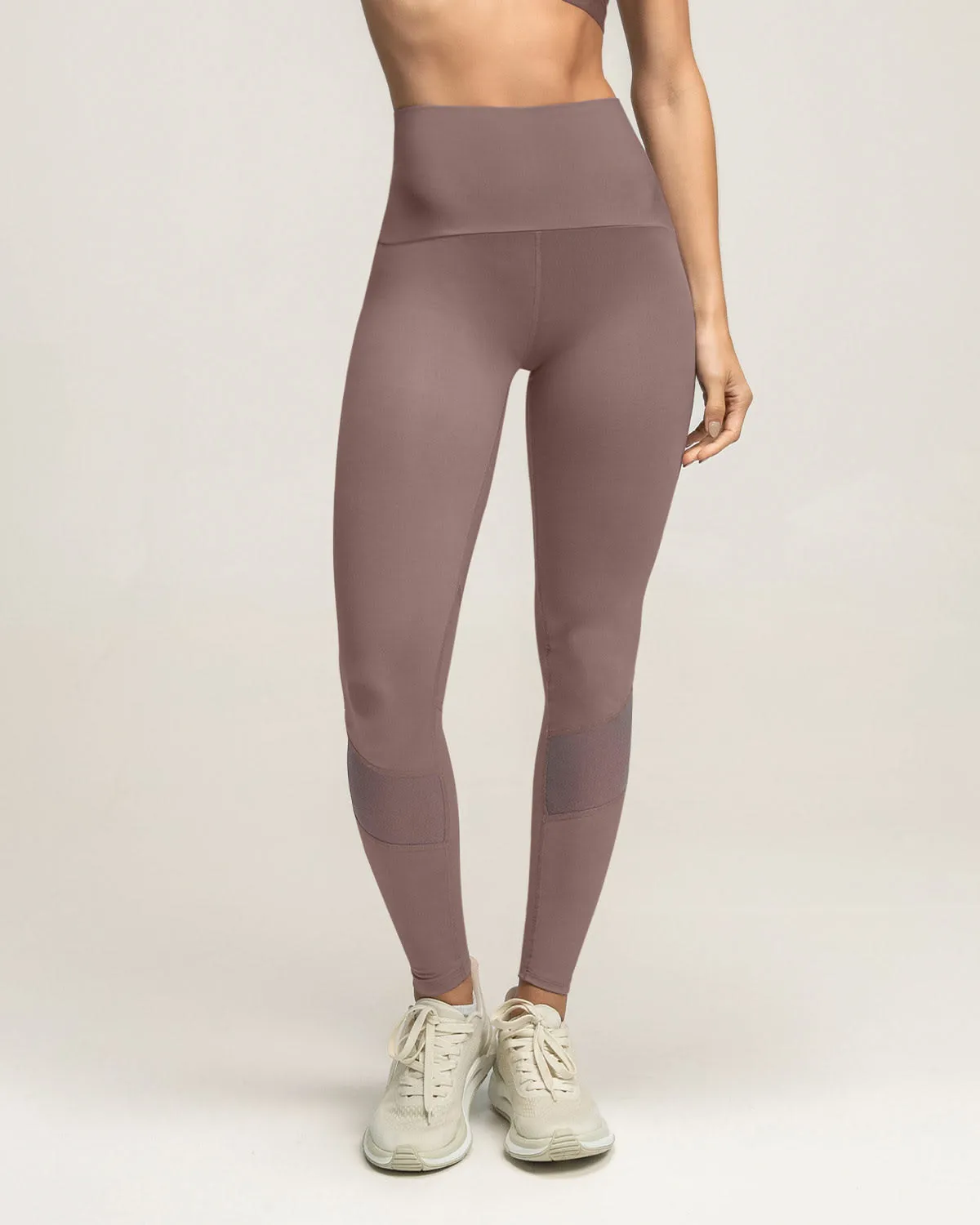 Mid-Rise Mesh Cutout Shaper Legging