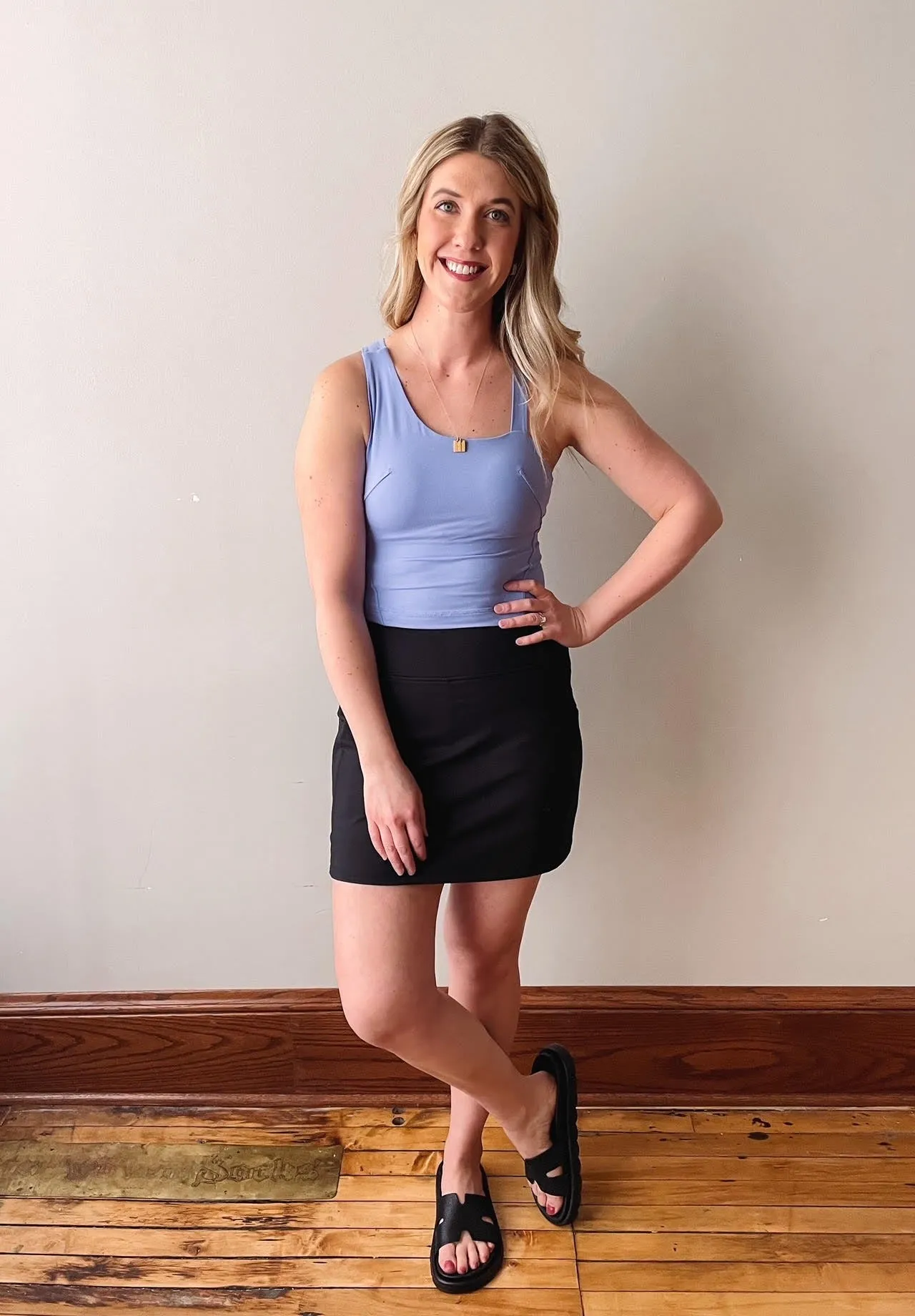 Morgan Periwinkle Athletic Tank