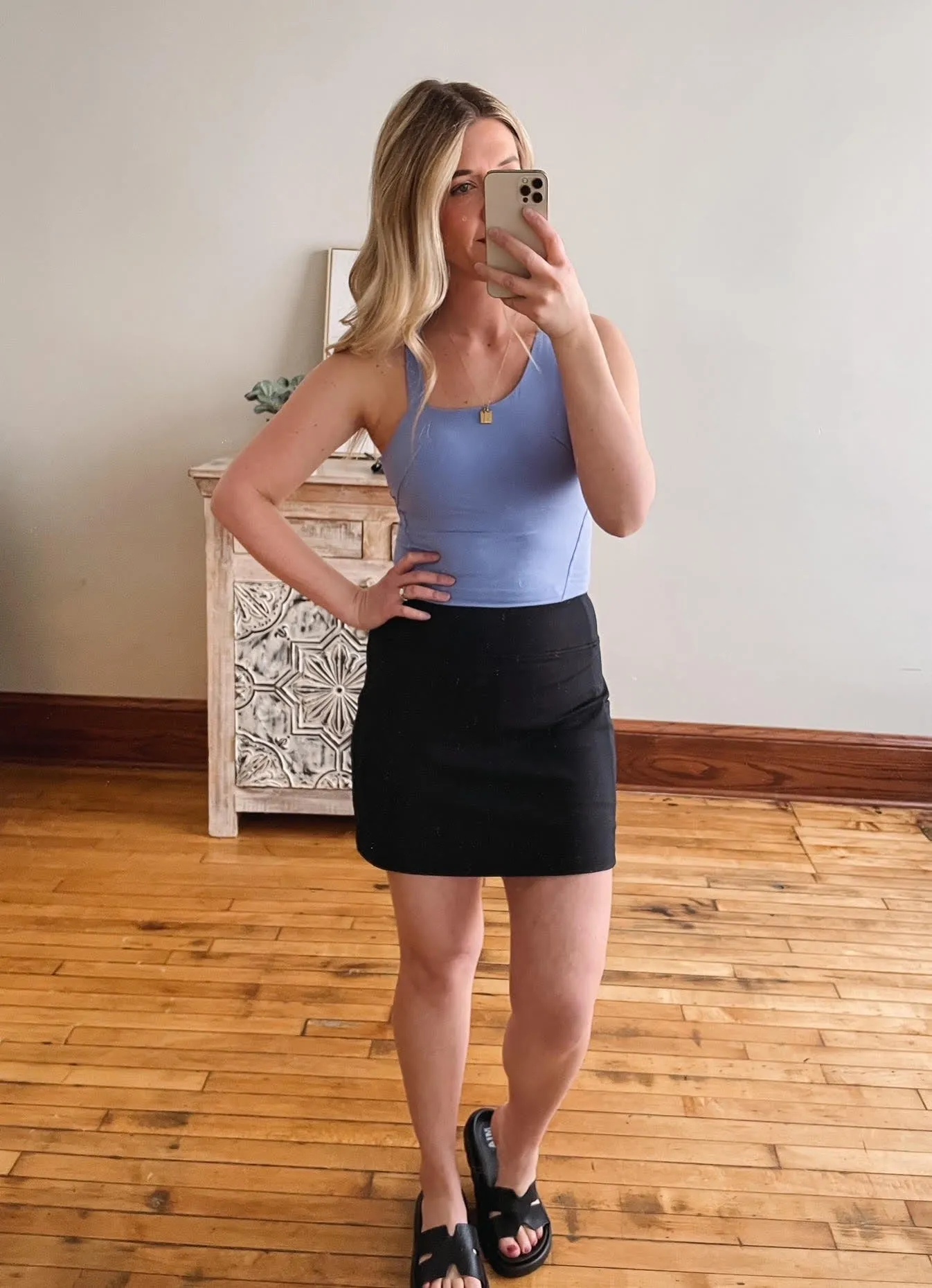 Morgan Periwinkle Athletic Tank