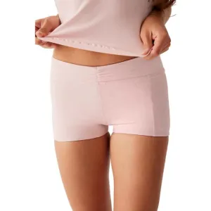 NEW FRANKIES BIKINIS rehearsal shine jacquard short in pink petals