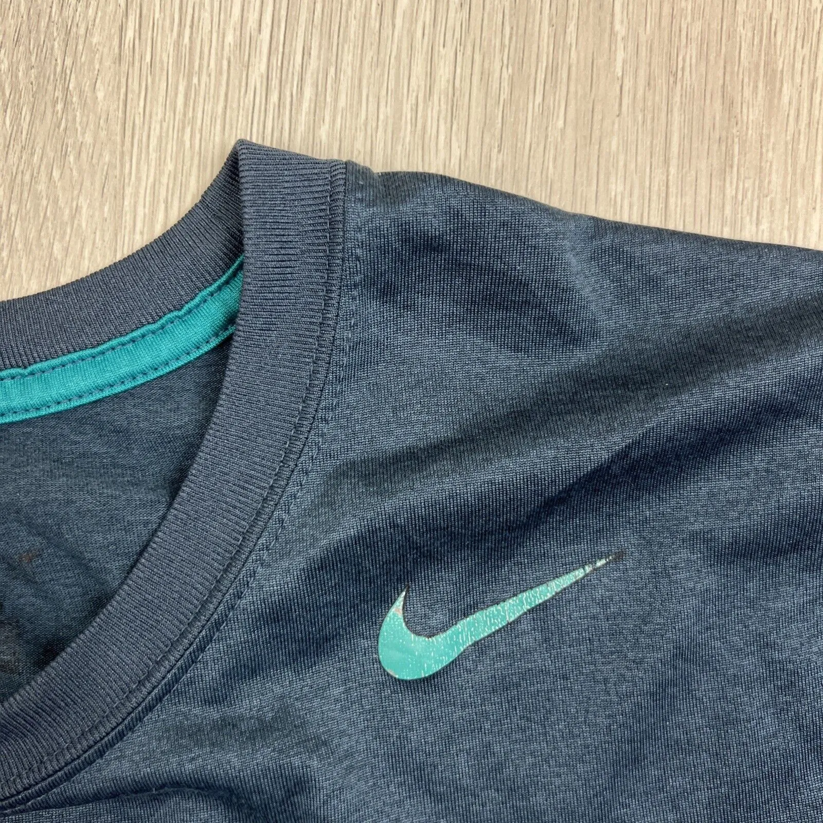 Nike Mens Dark Green Activewear T-Shirt Size S/M Approx