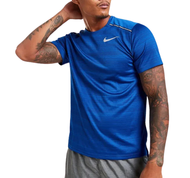 Nike Miler T-Shirt - Windbreaker - Flex Stride Shorts Outfit - Royal Blue/Black