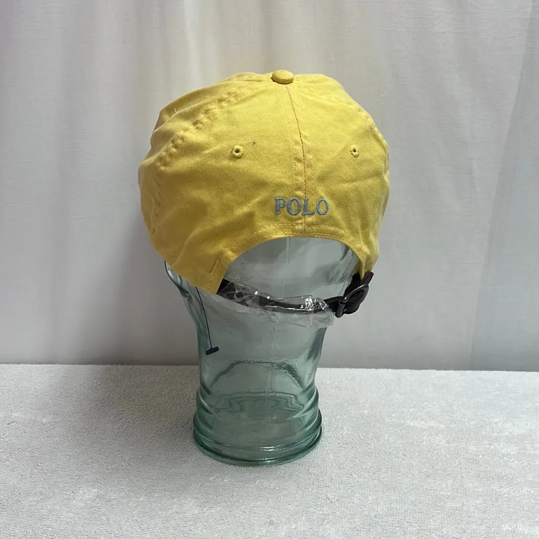 NWOT -- POLO RALPH LAUREN Womens Yellow Baseball Cap -- One Size