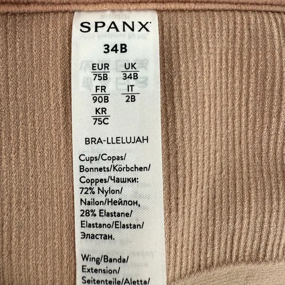 NWT SPANX Bra-llelujah Lightly Lined Wireless Bra
