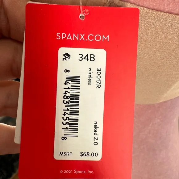 NWT SPANX Bra-llelujah Lightly Lined Wireless Bra