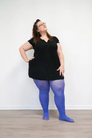 Opaque Tights 50 Denier Classic Blue - ELLE